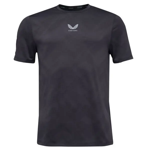 CASTORE CASTORE ENGINEERED SS T-SHIRT Мъжка спортна тениска, черно, размер