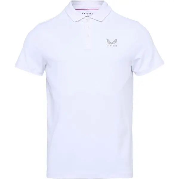 CASTORE CASTORE ESSENTIAL SS POLO Мъжка поло тениска, бяло, размер
