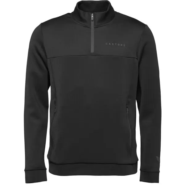 CASTORE CASTORE SCUBA 1/4 ZIP Мъжки топ, черно, размер