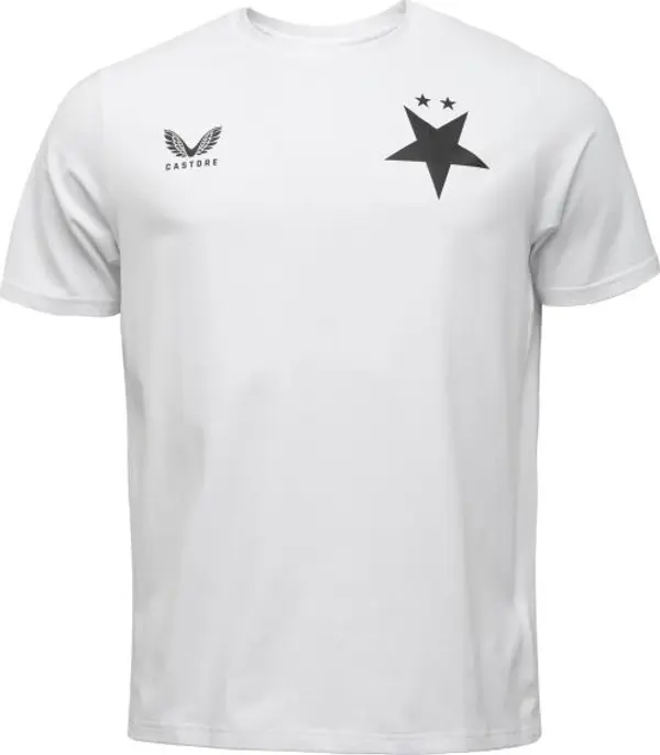 CASTORE CASTORE SK SLAVIA PRAGUE TRAVEL SS TEE Мъжка тениска, бяло, размер