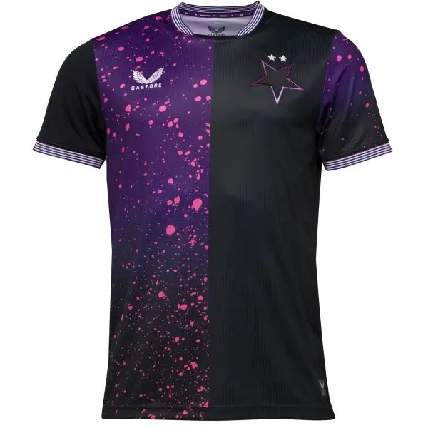 CASTORE CASTORE SLAVIA PRAGUE AWAY SS SHIRT Мъжка футболна фланелка, черно, размер