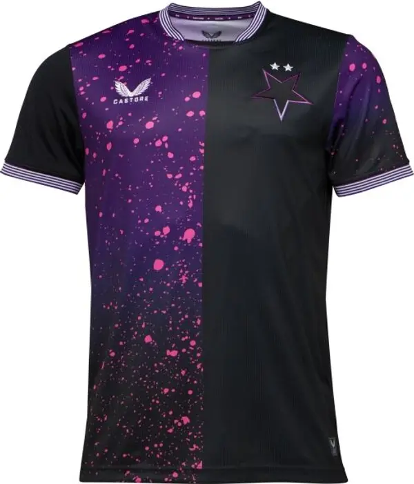 CASTORE CASTORE SLAVIA PRAGUE AWAY SS SHIRT Мъжка футболна фланелка, черно, размер