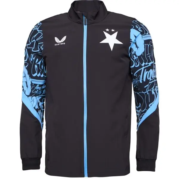 CASTORE CASTORE SLAVIA PRAGUE PRE MATCH JACKET Мъжо яке за преди мач, черно, размер