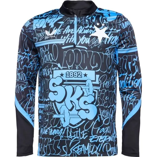 CASTORE CASTORE SLAVIA PRAGUE PRE MATCH MIDLAYER TOP Мъжка блуза, светлосиньо, размер