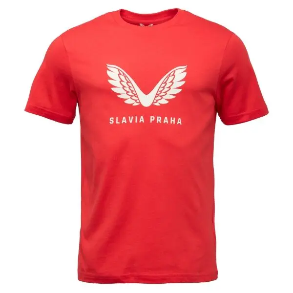CASTORE CASTORE SLAVIA PRAGUE PRESENTATION LOGO TEE Мъжка тениска, червено, размер