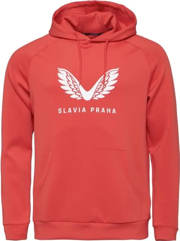 CASTORE CASTORE SLAVIA PRAGUE PRESENTATION SCUBA LOGO HOODIE Мъжки суитшърт, червено, размер