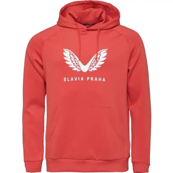 CASTORE CASTORE SLAVIA PRAGUE PRESENTATION SCUBA LOGO HOODIE Мъжки суитшърт, червено, размер