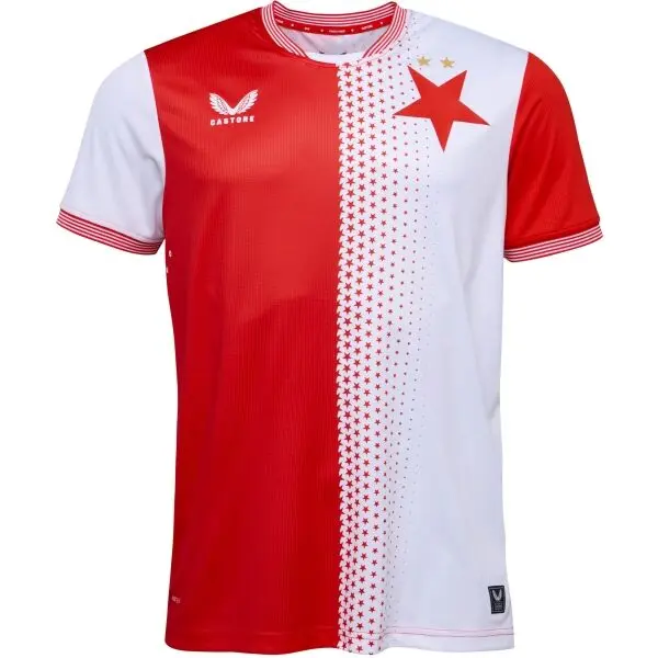 CASTORE CASTORE SLAVIA PRAGUE PRO HOME SS SHIRT Мъжка футболна тениска, бяло, размер