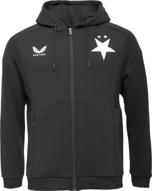 CASTORE CASTORE SLAVIA PRAGUE TRAVEL FULL ZIP HOODIE Мъжки суитшърт, черно, размер