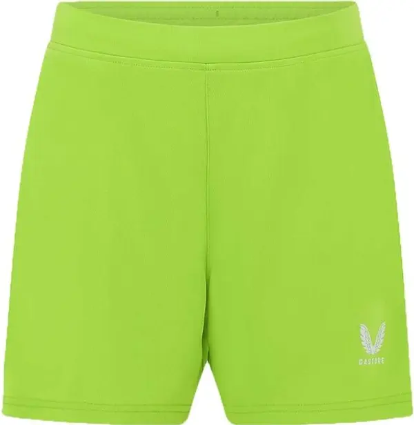 CASTORE CASTORE TOP SHORT JR Детски футболни шорти, светло-зелено, размер L
