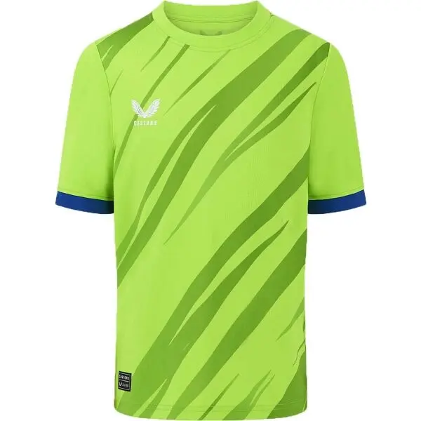 CASTORE CASTORE TOP SS JERSEY JR Футболна фланелка за момчета, светло-зелено, размер