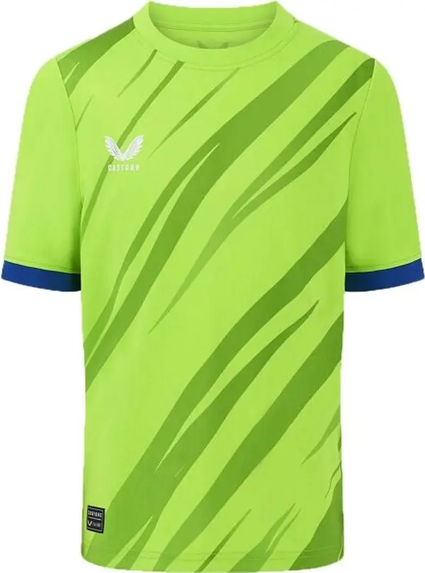 CASTORE CASTORE TOP SS JERSEY JR Футболна фланелка за момчета, светло-зелено, размер