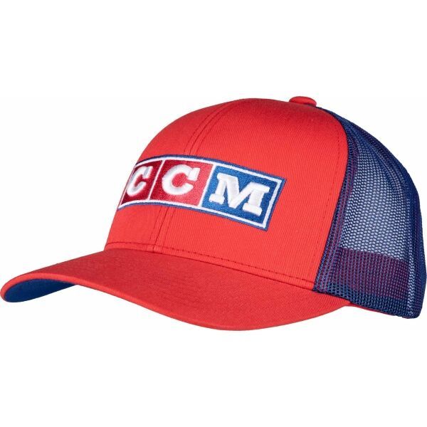 CCM CCM MESHBACK TRUCKER TEAM CZECH Мъжка шапка с козирка, червено, размер os