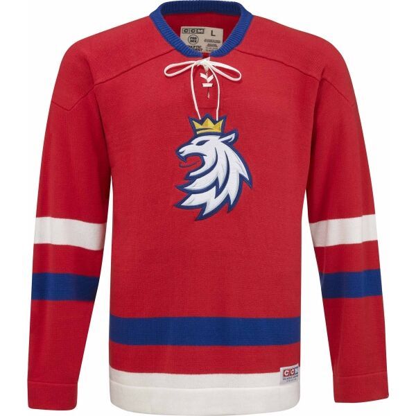 CCM CCM FLAG VINTAGE SWEATER TEAM CZECH Мъжки суитшърт, червено, размер