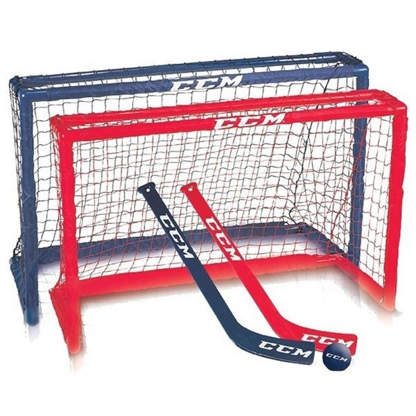 CCM CCM MINI HOCKEY SET Юношески  комплект за гмуркане, синьо, размер