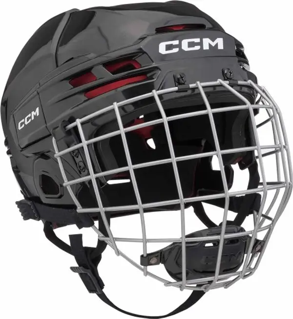 CCM CCM TACKS 70 COMBO SR Каска за хокей с мрежичка, черно, размер