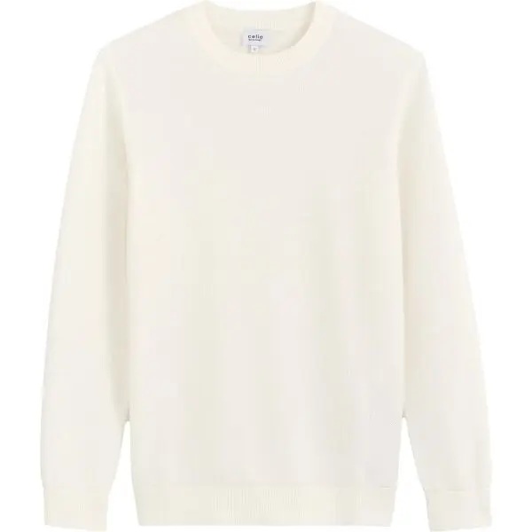 CELIO CELIO BEPIC Мъжки памучен пуловер, бежово, размер