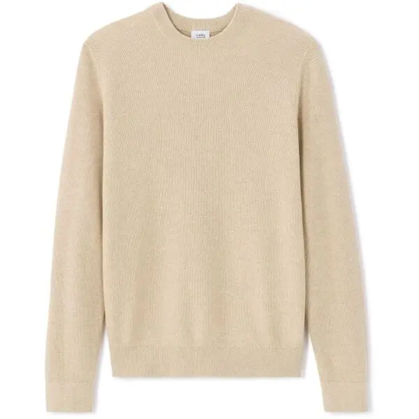 CELIO CELIO BEPIC Мъжки пуловер за свободното време, бежово, размер