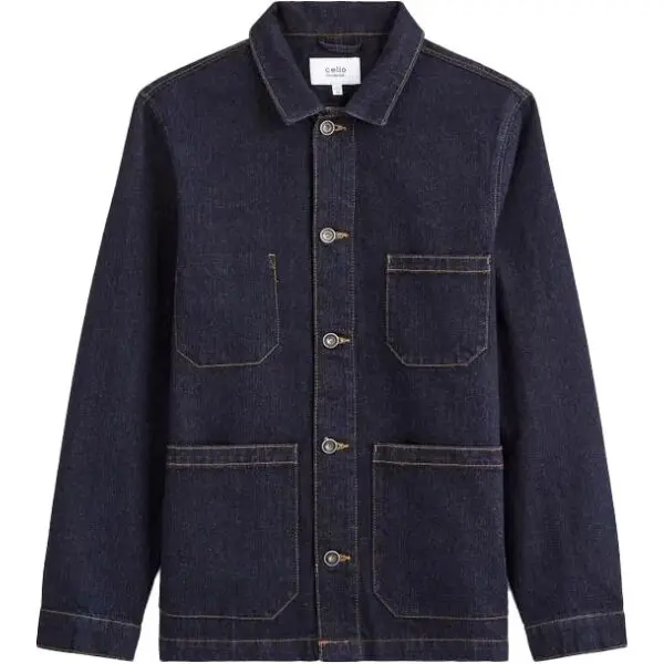 CELIO CELIO BUDENCAPS Мъжко дънково яке, тъмносин, размер