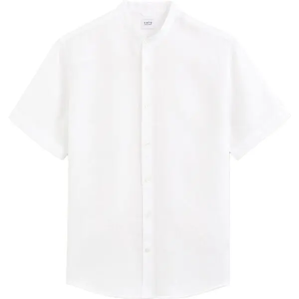 CELIO CELIO DAMAOPOC Мъжка лятна риза, бяло, размер