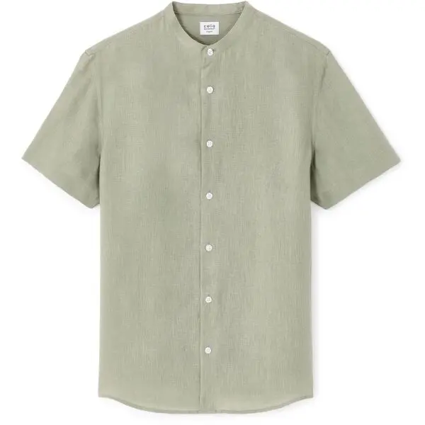 CELIO CELIO DAMAOPOC Мъжка лятна риза, зелено, размер
