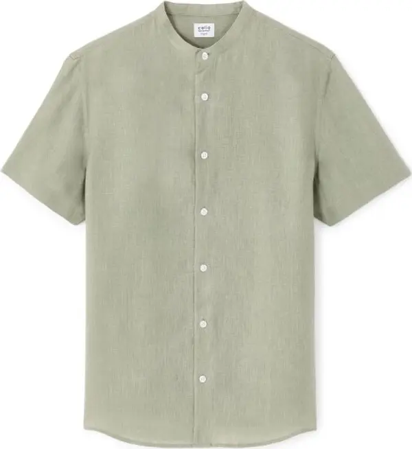 CELIO CELIO DAMAOPOC Мъжка лятна риза, зелено, размер