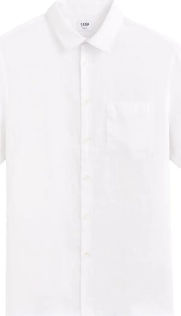 CELIO CELIO DAMARLIN Мъжка лятна риза, бяло, размер