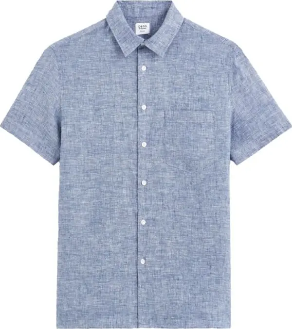 CELIO CELIO DAMARLIN Мъжка лятна риза, синьо, размер