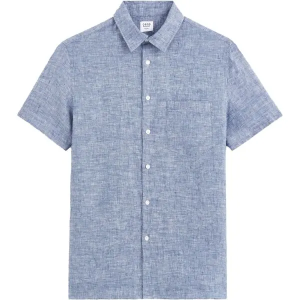 CELIO CELIO DAMARLIN Мъжка лятна риза, синьо, размер