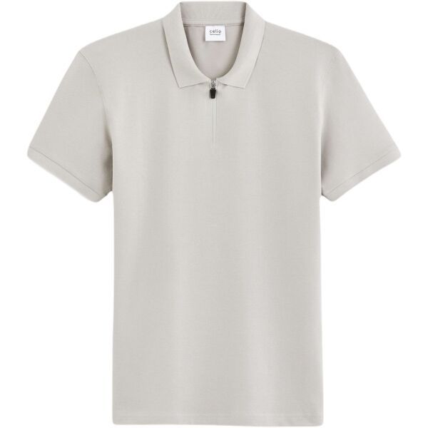 CELIO CELIO DECOLRAYEB Мъжка тениска с яка, сиво, размер