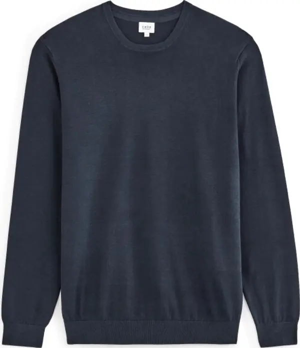 CELIO CELIO DECOTON Мъжки пуловер, тъмносин, размер