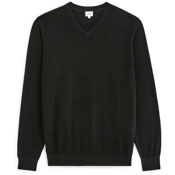 CELIO CELIO DECOTONV Мъжки пуловер, черно, размер