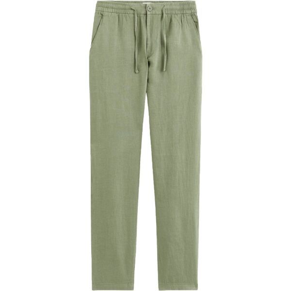 CELIO CELIO DOLINUS Мъжки ленени панталони, khaki, размер