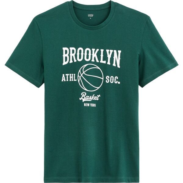 CELIO CELIO FEKLYN Мъжка тениска, тъмнозелено, размер