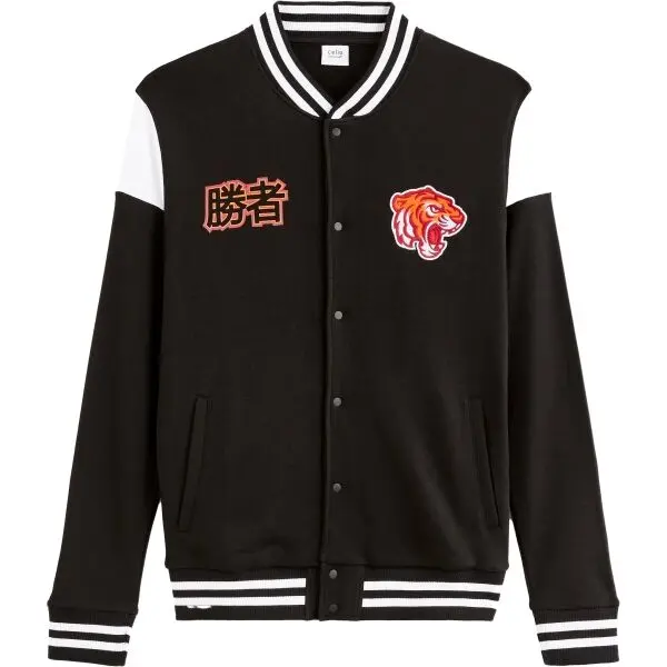 CELIO CELIO FESTRANGER Мъжки памучен суичър, черно, размер