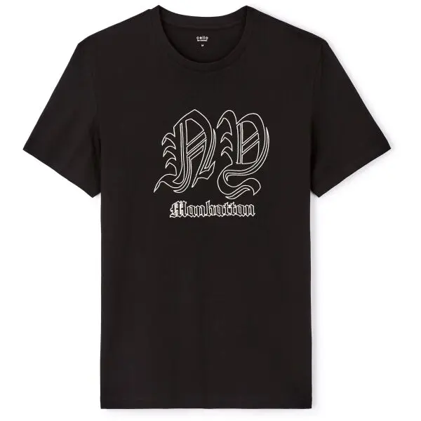 CELIO CELIO JESWITCHUP Мъжка тениска, черно, размер