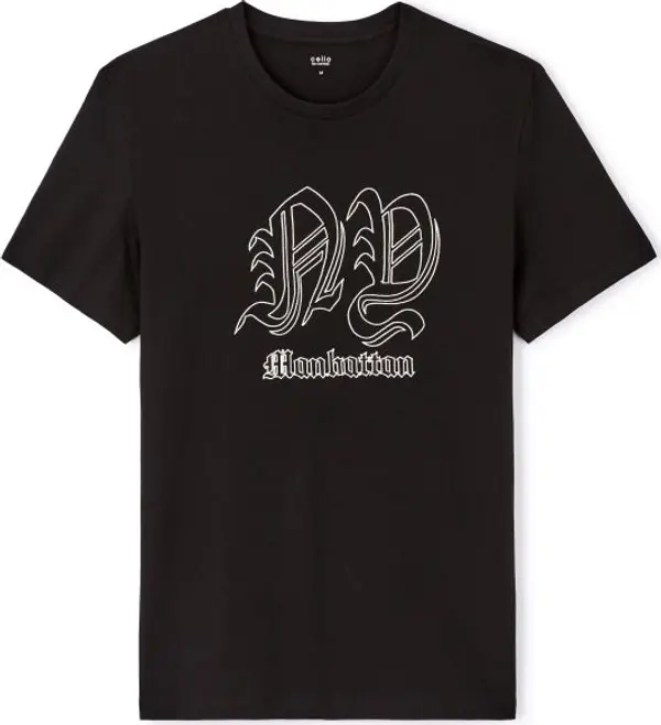 CELIO CELIO JESWITCHUP Мъжка тениска, черно, размер