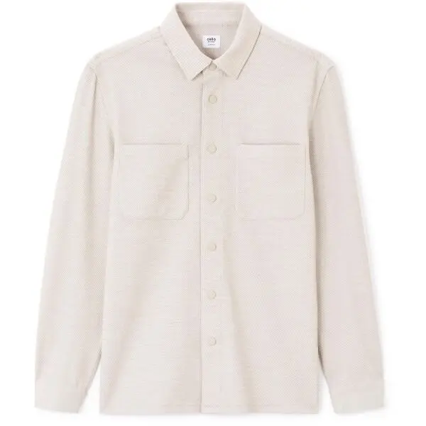 CELIO CELIO LAPOUKI Мъжка стреч риза, бежово, размер