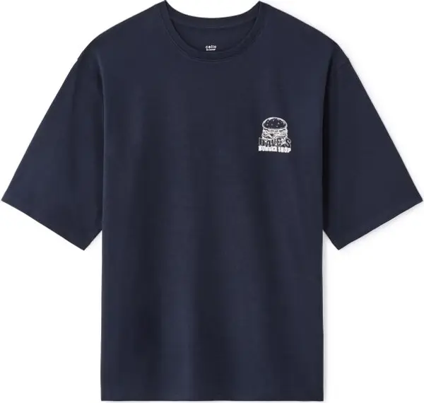 CELIO CELIO LEFOOD Мъжка тениска, тъмносин, размер