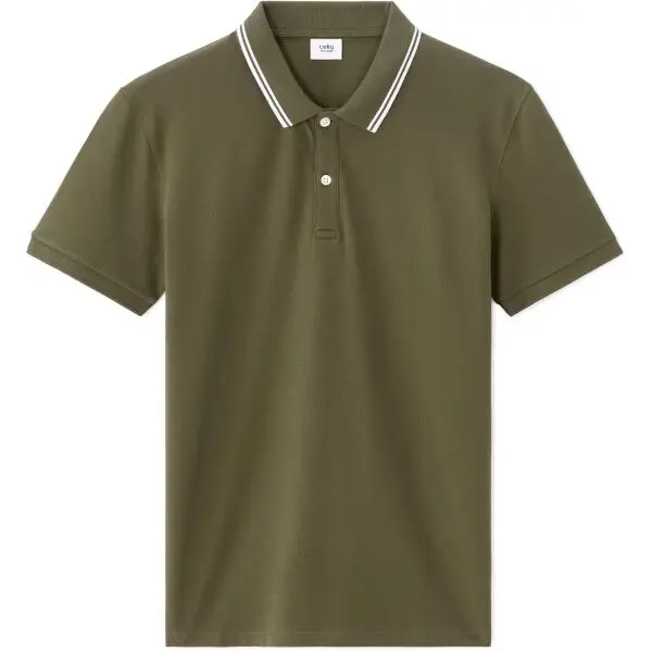 CELIO CELIO LEPRIME Мъжка поло тениска, khaki, размер