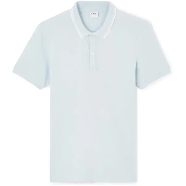 CELIO CELIO LEPRIME Мъжка поло тениска, светлосиньо, размер