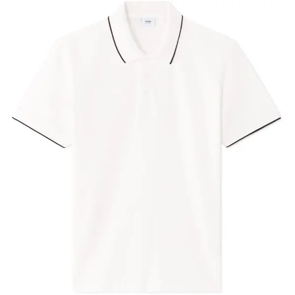 CELIO CELIO LETAIM Мъжка поло тениска, бяло, размер