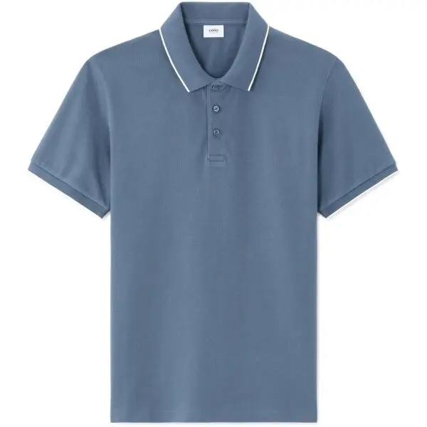CELIO CELIO LETAIM Мъжка поло тениска, синьо, размер