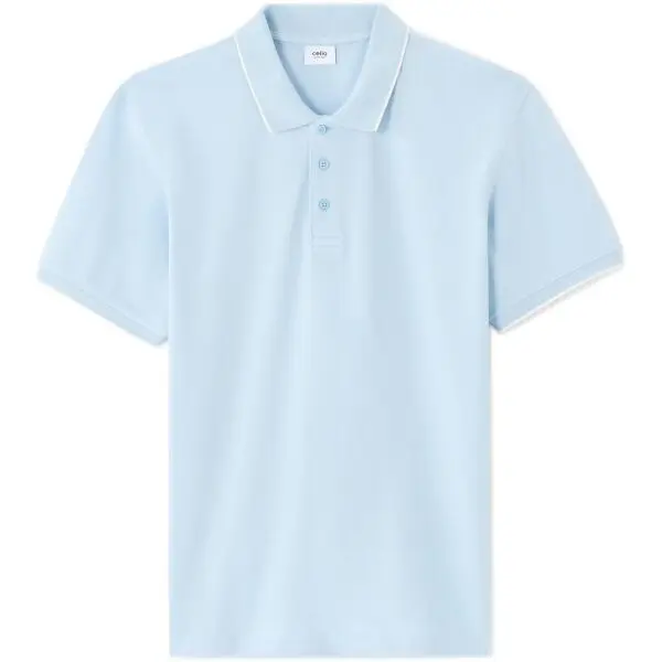 CELIO CELIO LETAIM Мъжка поло тениска, светлосиньо, размер