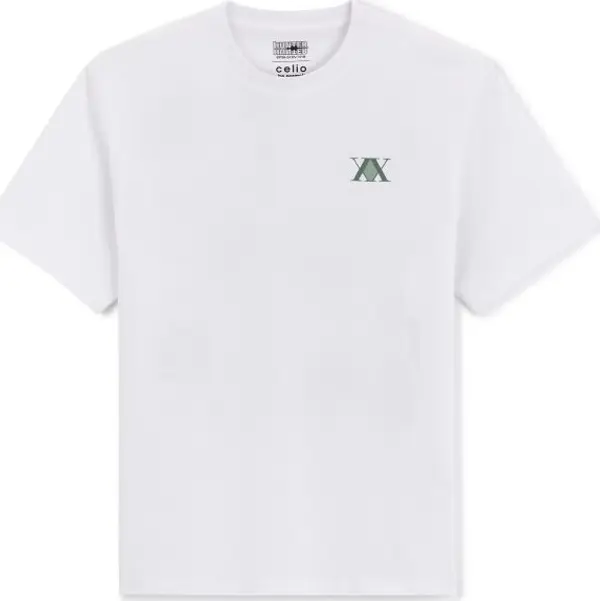 CELIO CELIO LLEHXH Мъжка тениска, бяло, размер