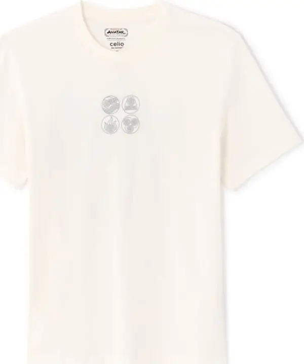 CELIO CELIO LMEAVA Мъжка тениска, бяло, размер