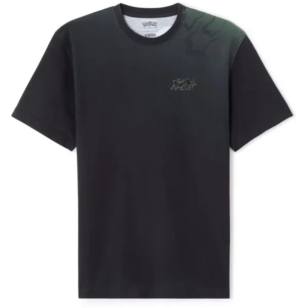CELIO CELIO LNEPOKE Мъжка тениска, тъмнозелено, размер