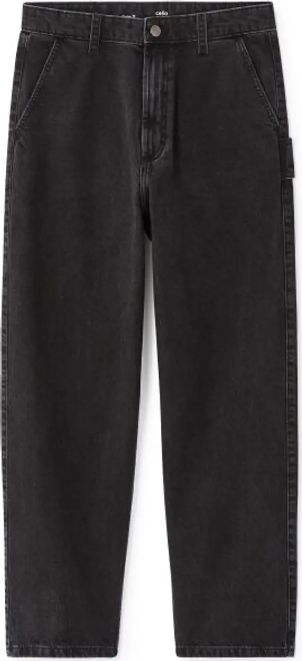 CELIO CELIO LOSKATER Мъжки дънкови панталони, черно, размер