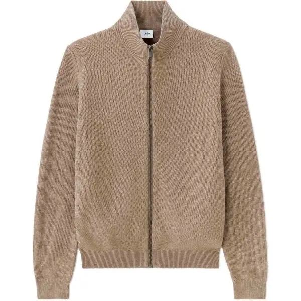 CELIO CELIO MELIMZIP Мъжки пуловер, бежово, размер