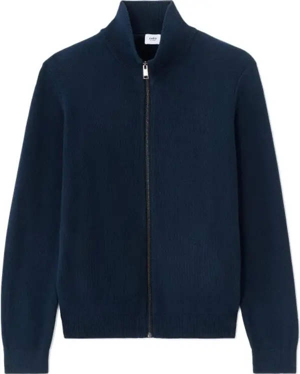 CELIO CELIO MELIMZIP Мъжки пуловер, тъмносин, размер